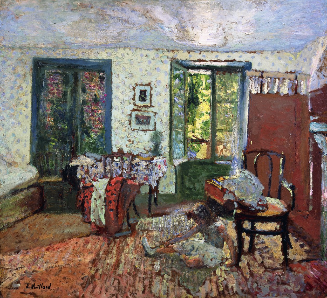 Annette i en interiör; Annette i en interiör, c.1903 av Edouard Vuillard