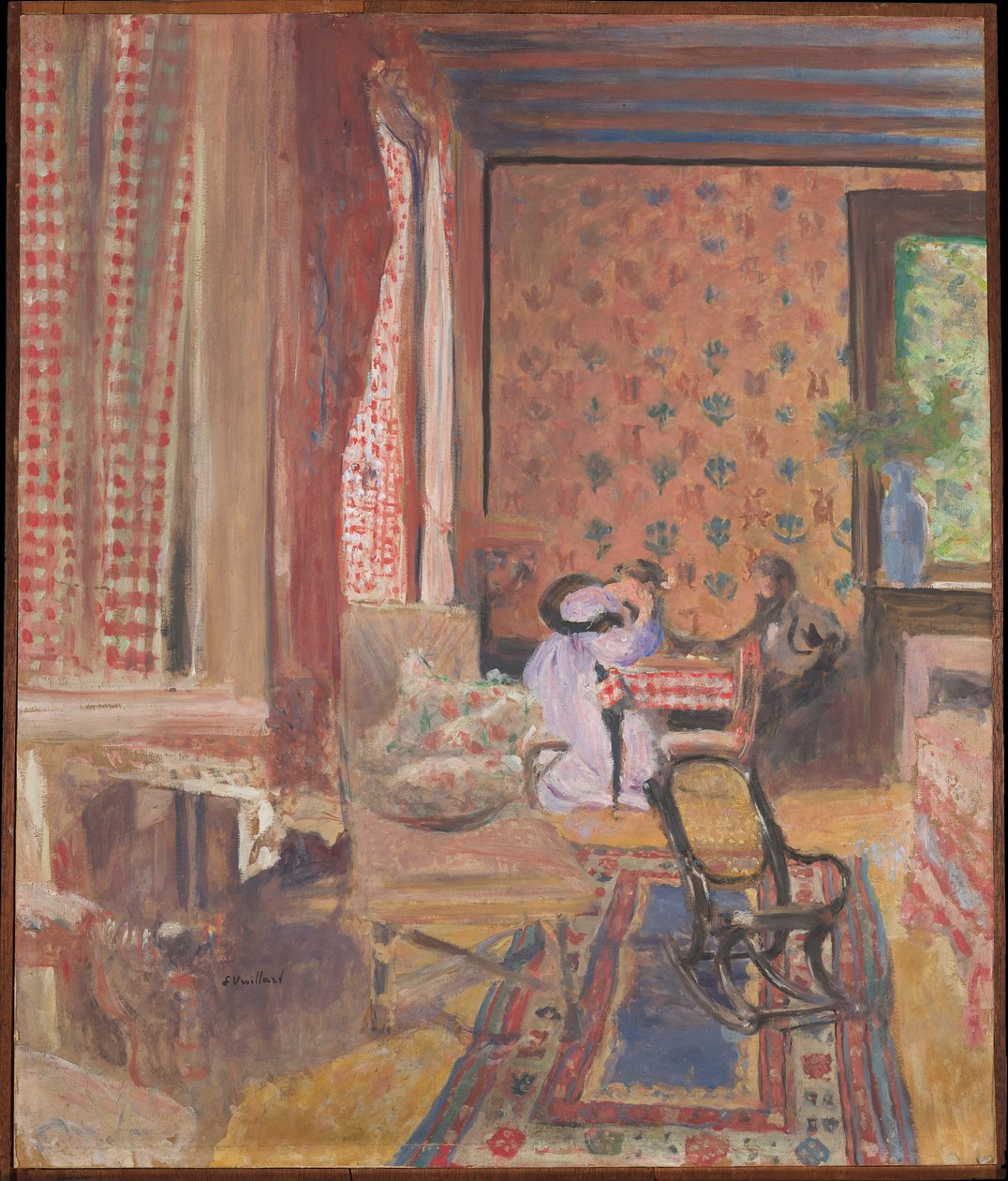 Beim Brettspiel av Edouard Vuillard