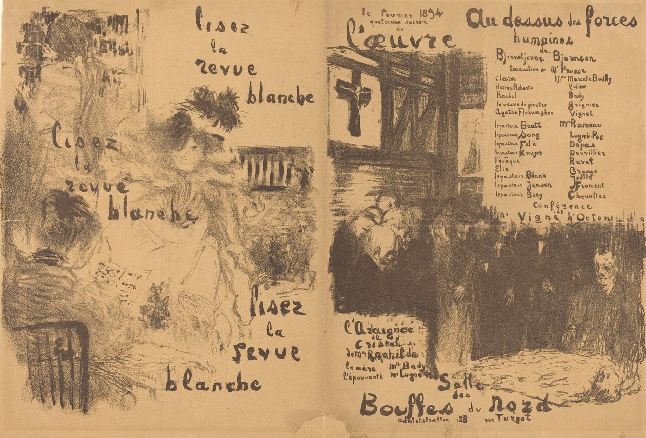 Över mänskliga krafter; Kristallspindeln av Edouard Vuillard