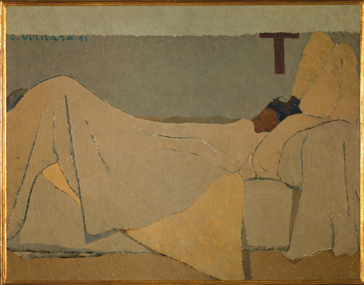 I sängen av Edouard Vuillard