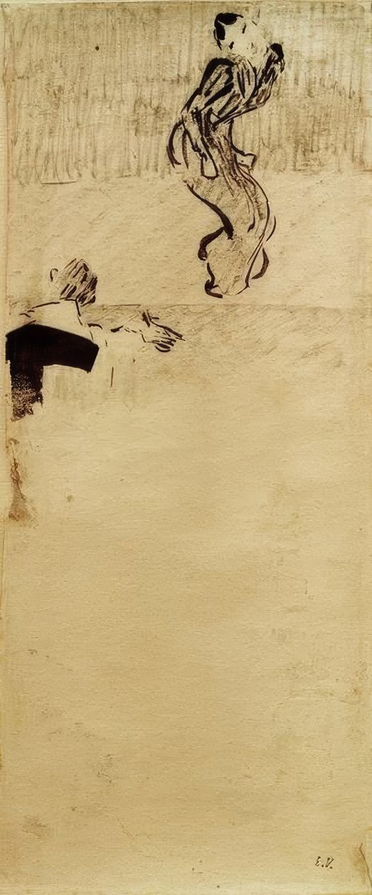 På teatern av Edouard Vuillard