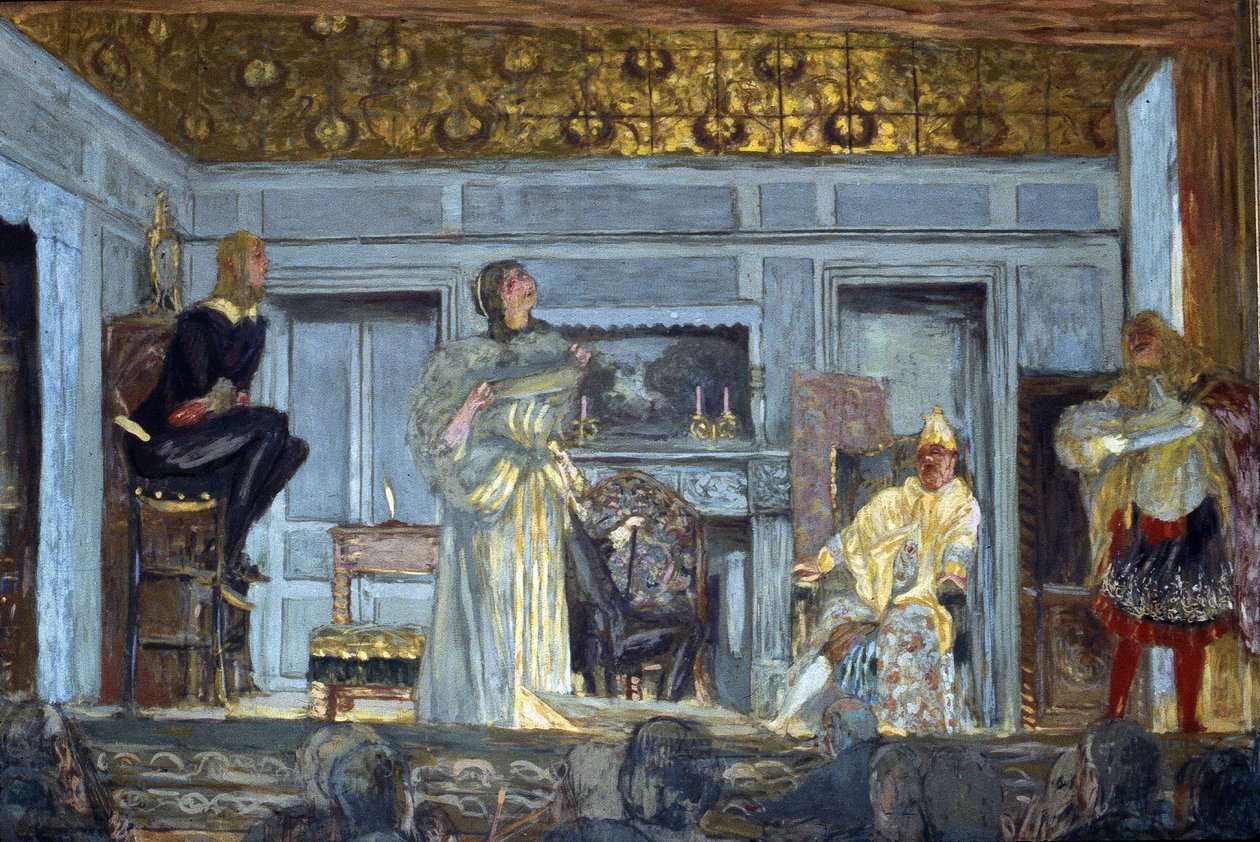 Decor of the imaginary sick av Moliere av Edouard Vuillard