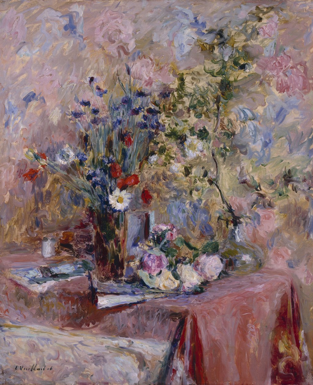 花（キャンバスに油彩）スウェーデン語 av Edouard Vuillard