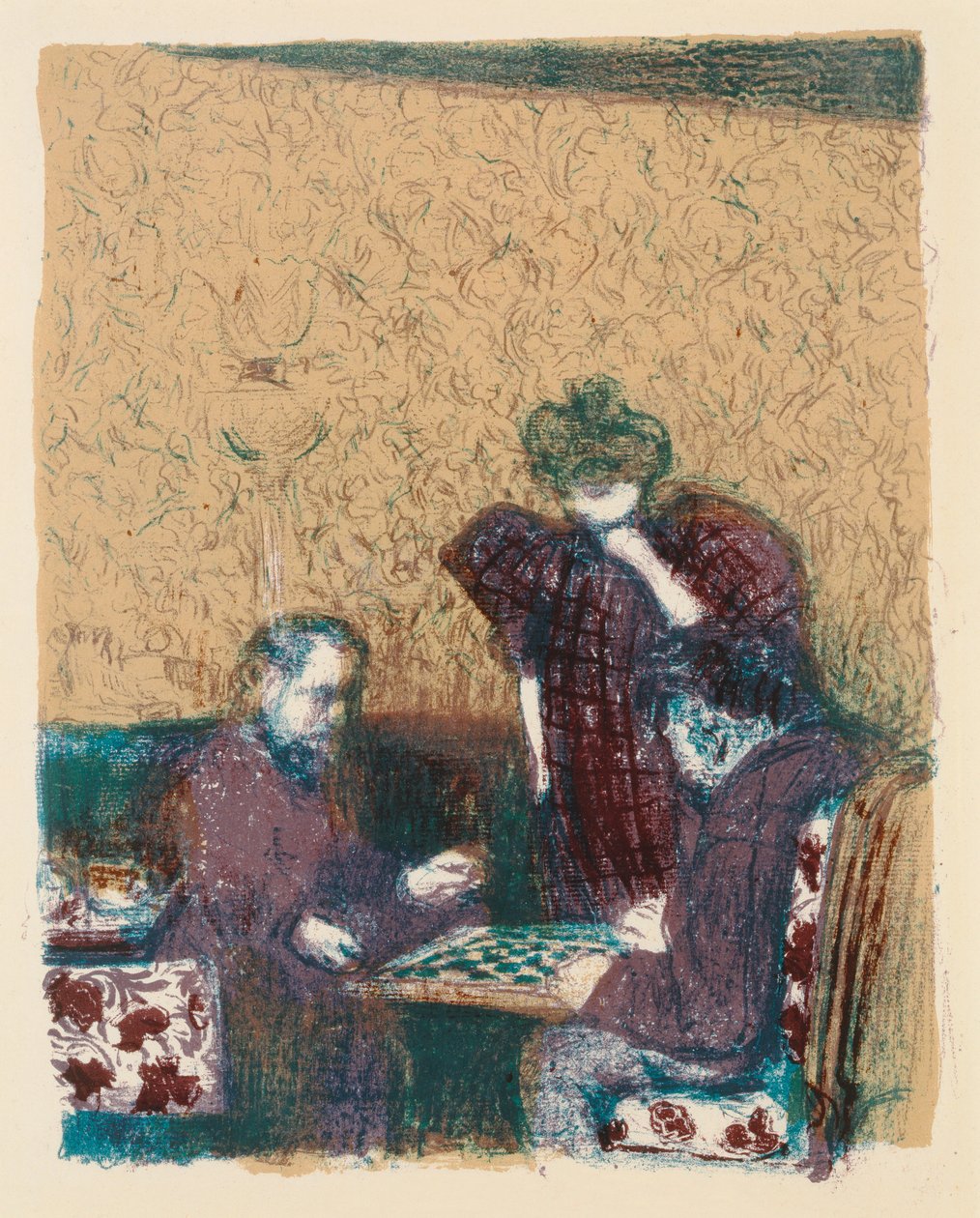 Game of Drafts av Edouard Vuillard