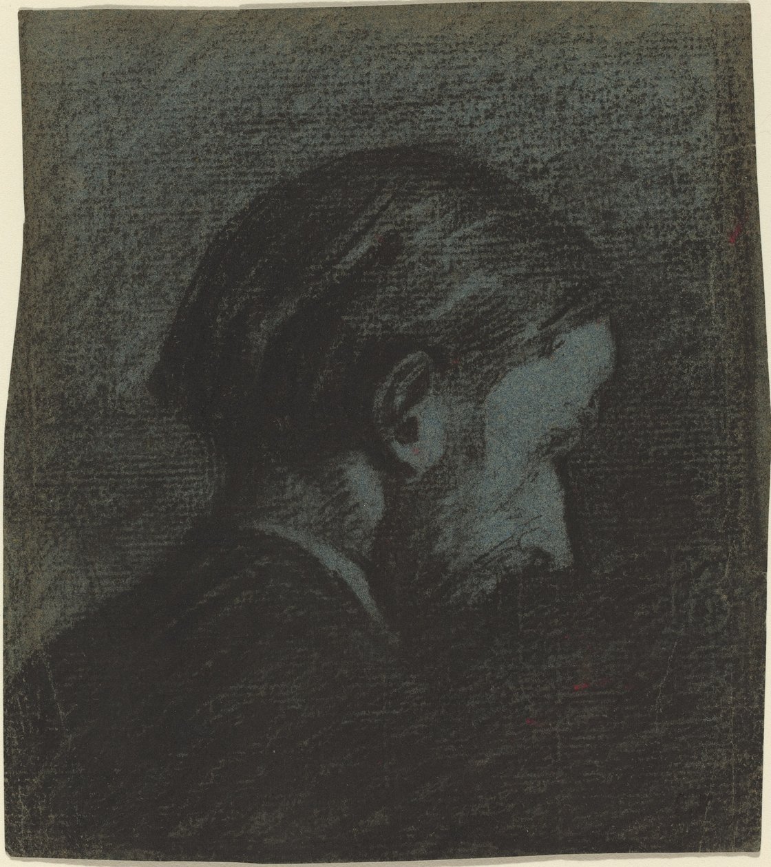 Huvudet av en skäggig man av Edouard Vuillard