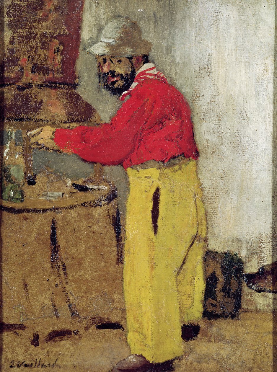 Henri de Toulouse-Lautrec i Villeneuve sur Yonne, 1898 av Edouard Vuillard