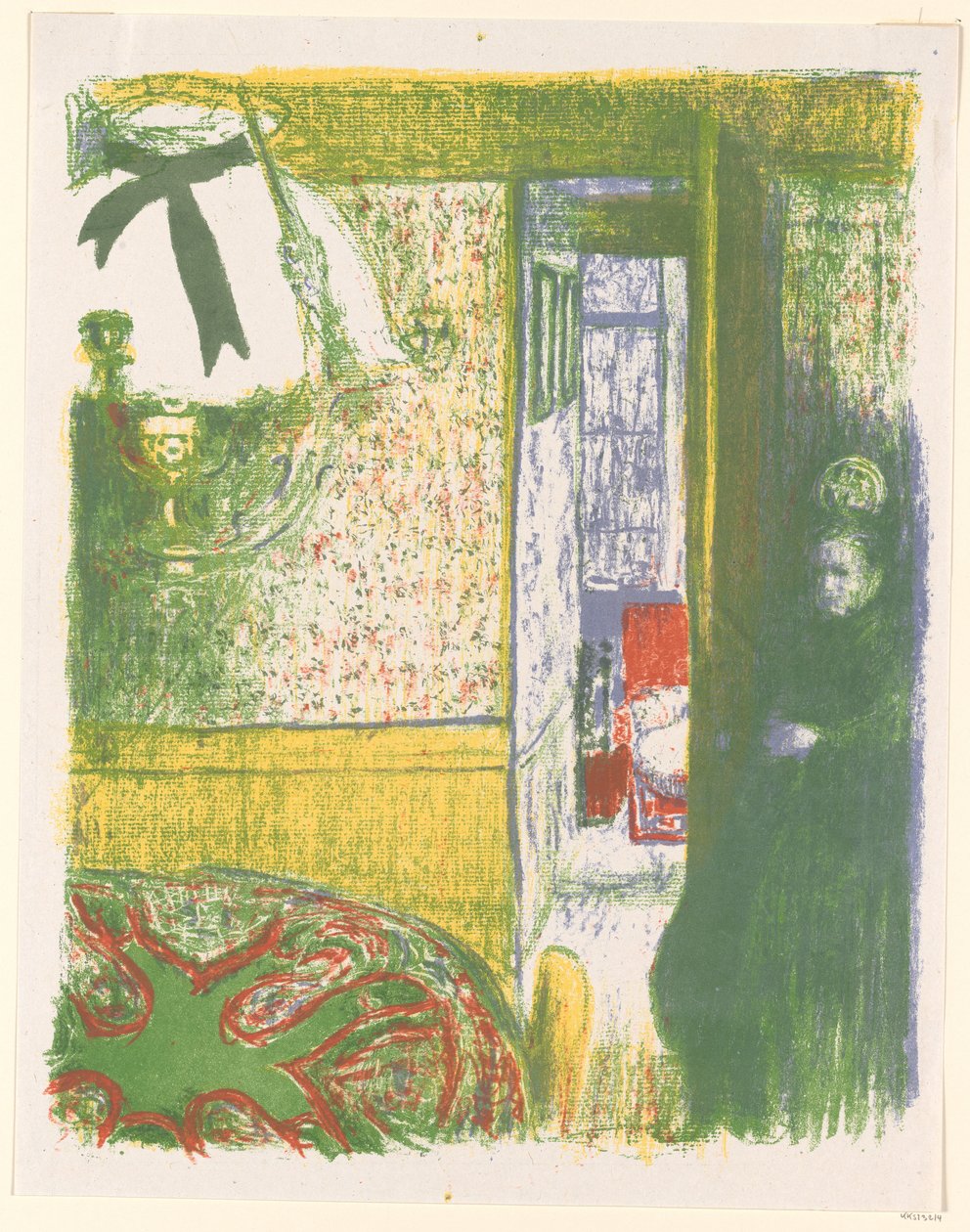 Interiör till fjädring av Edouard Vuillard