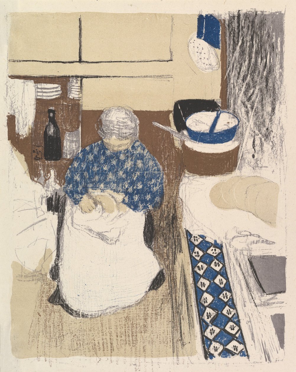 Kocken, från serien Landscapes and Interiors av Edouard Vuillard