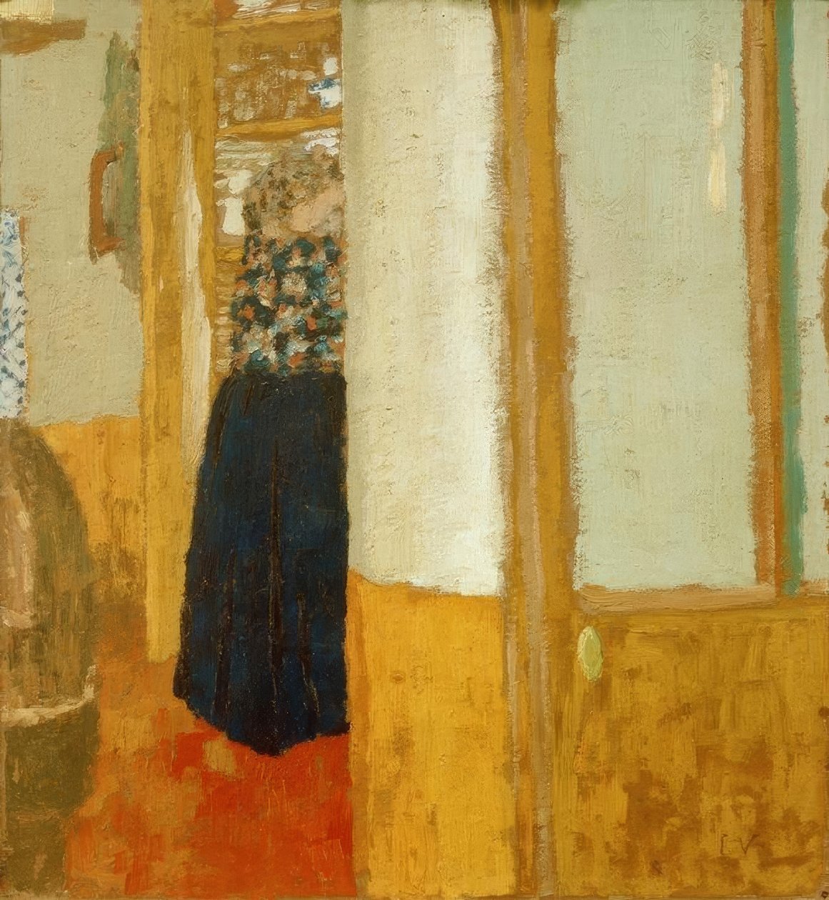 Kvinnan i garderoben av Edouard Vuillard