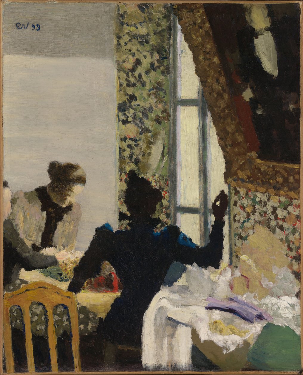 L’aiguillée (Tråden) av Edouard Vuillard