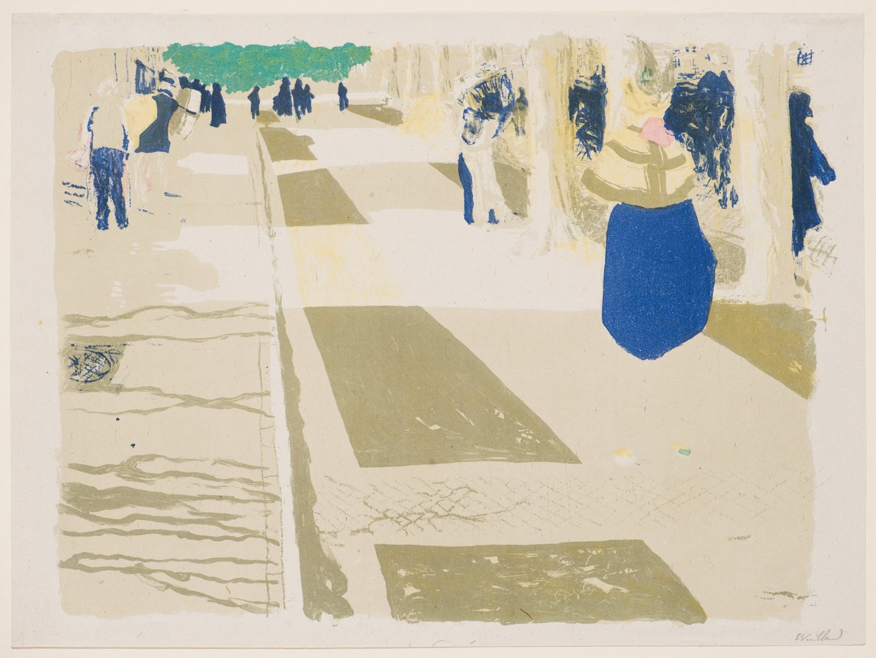 Landskap och interiörer: Allén av Edouard Vuillard