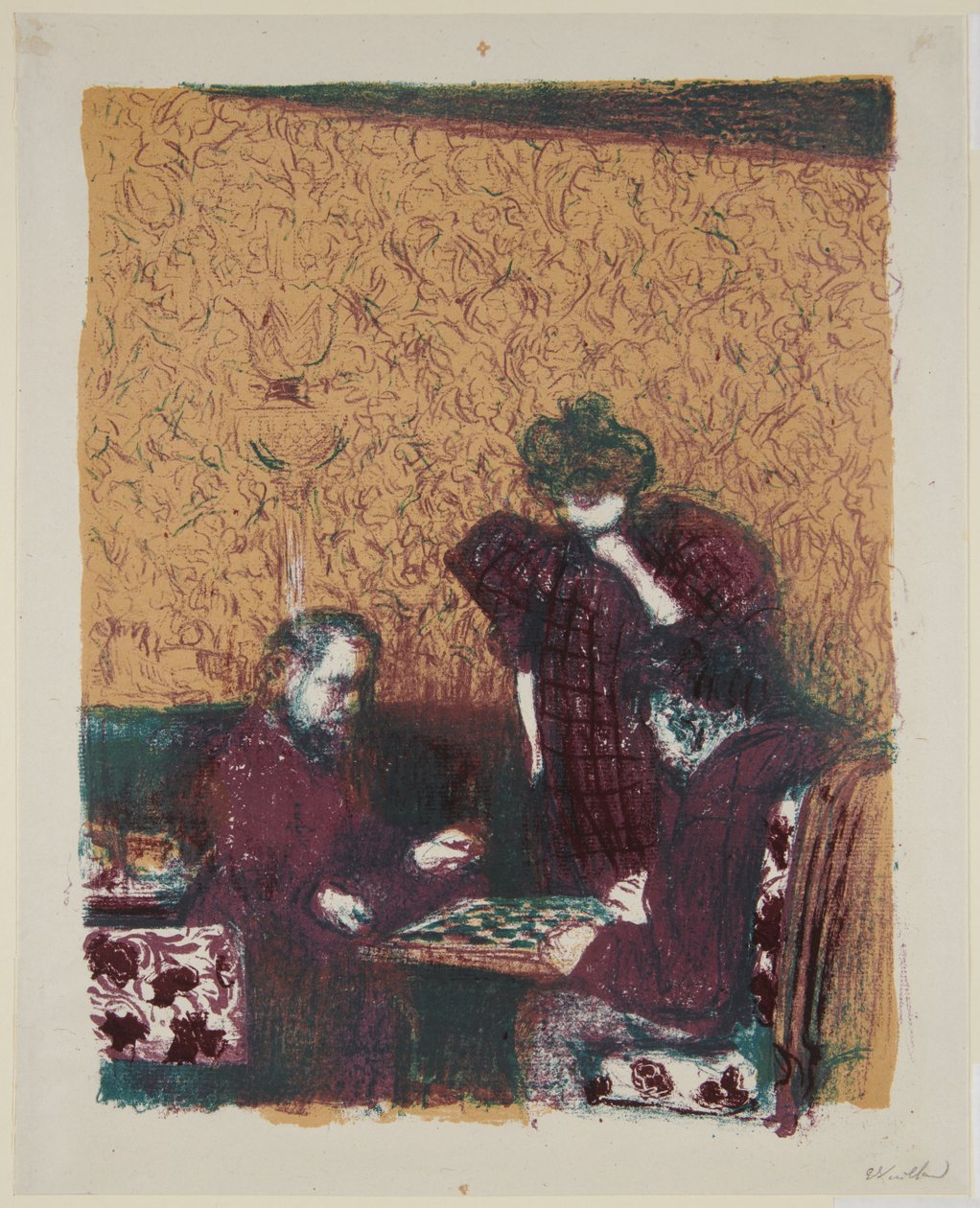 Landschaften und Innenräume: Das Dame-Spiel av Edouard Vuillard