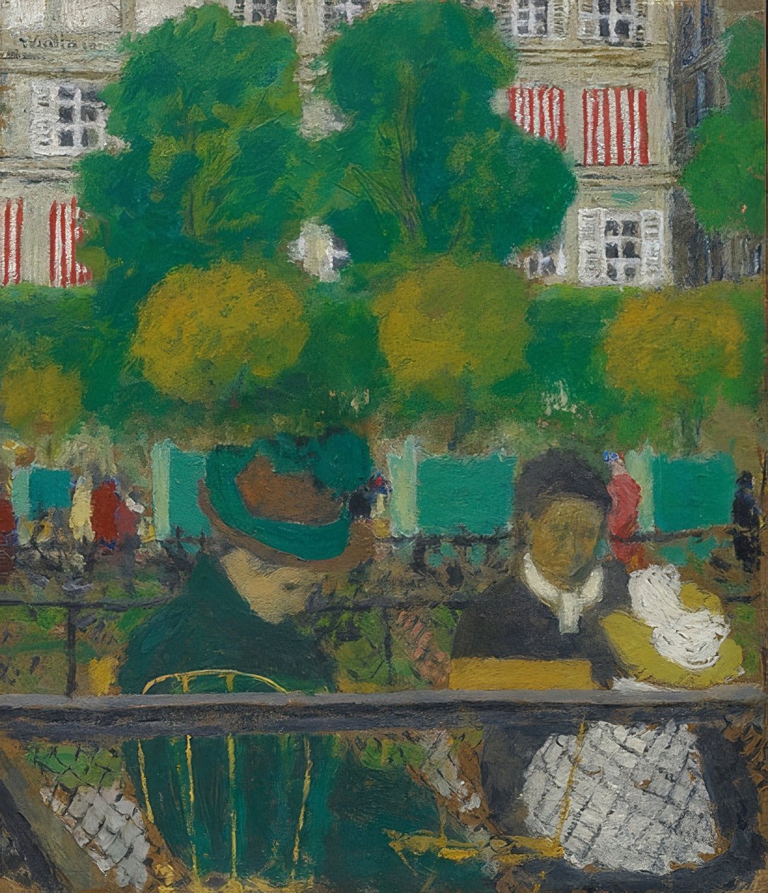 Tuilerierna. 1897? 1900 av Edouard Vuillard