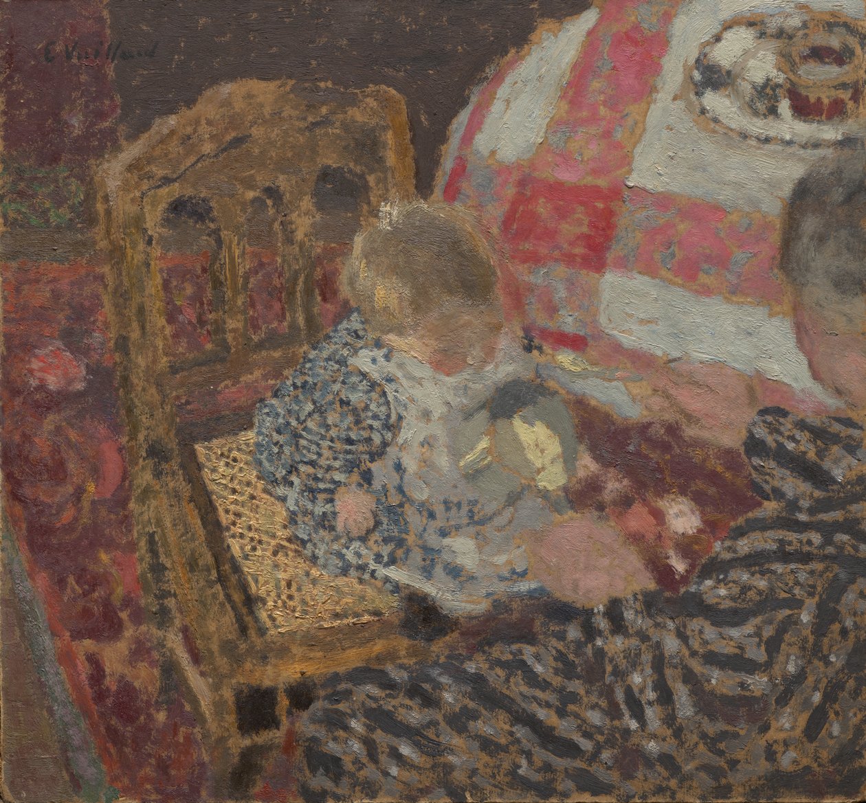 Lunch (Annette och hennes mormor) av Edouard Vuillard