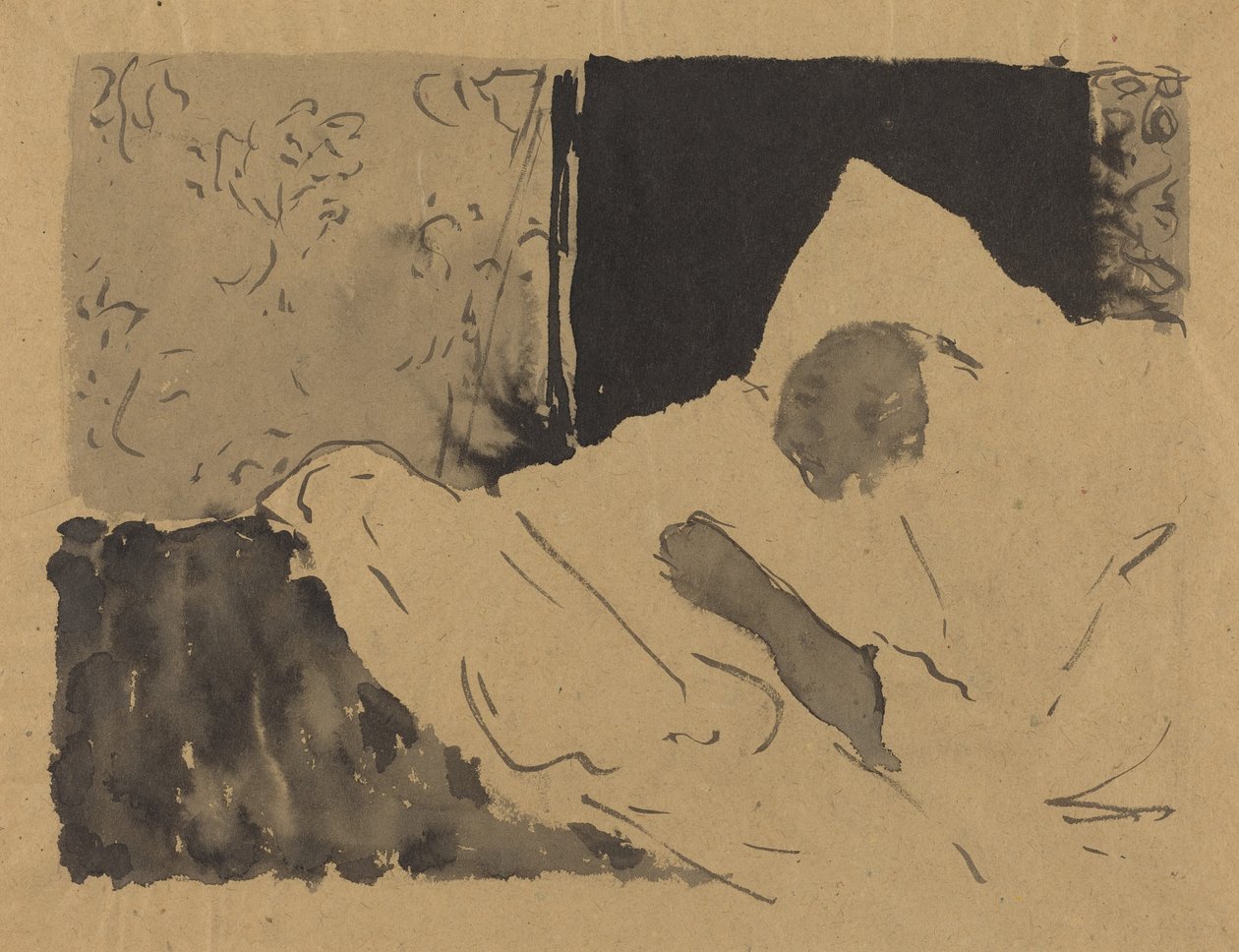 Madame V. Sova av Edouard Vuillard