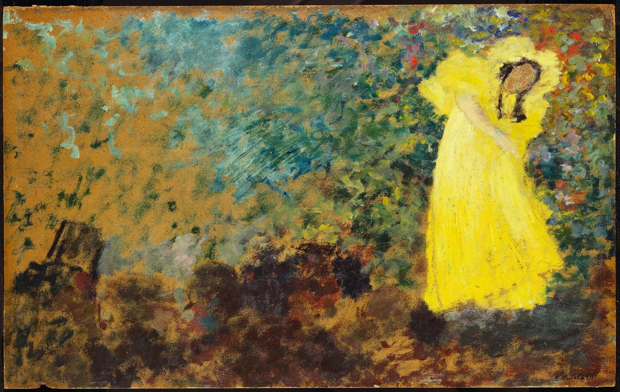 May Belfort på scenen, ca 1895 av Edouard Vuillard