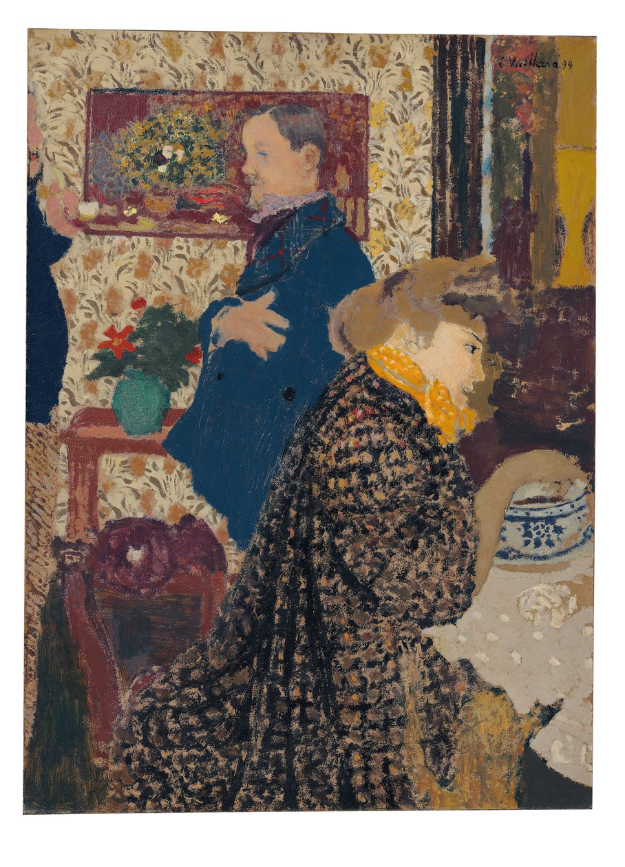 Misia och Vallotton i Villeneuve, 1899 av Edouard Vuillard