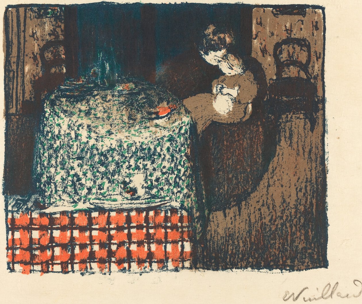 Moderskapsmoderskap, 1896. av Edouard Vuillard