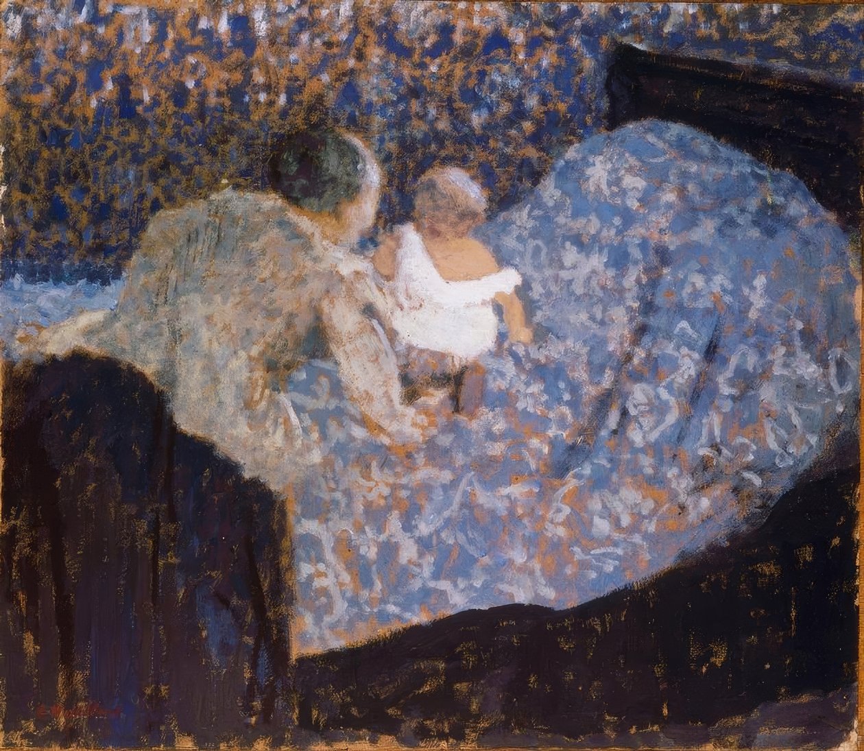 mamma och barn av Edouard Vuillard