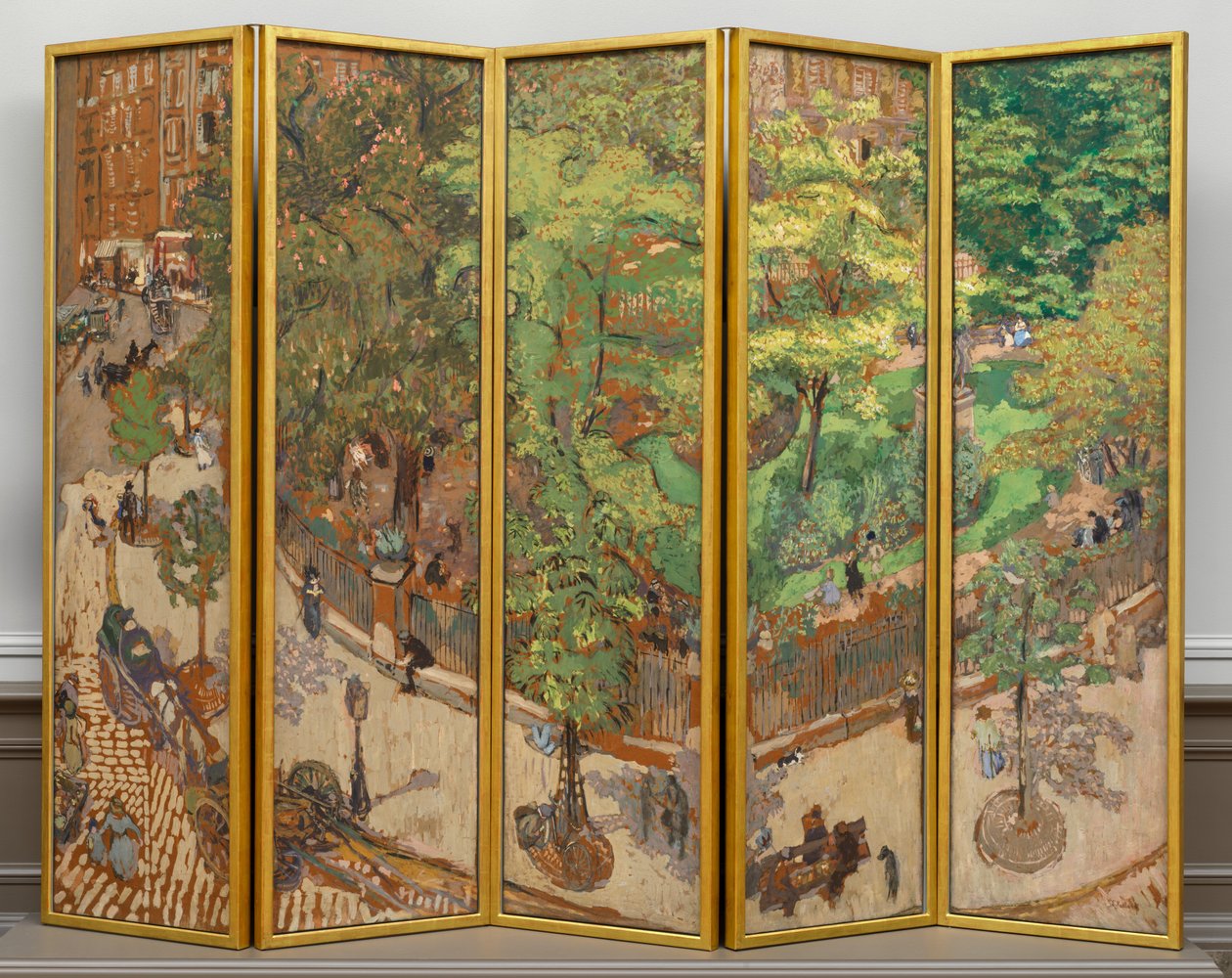Ventimiglia-torget av Edouard Vuillard