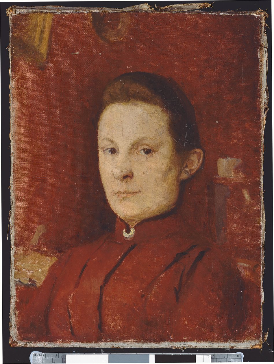 Porträtt av Marie Vuillard, 1888 av Edouard Vuillard