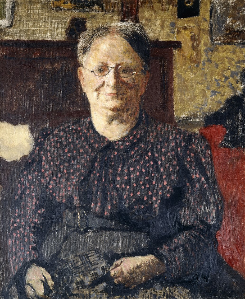 Porträtt av Madame Vuillard, ca 1905 av Edouard Vuillard