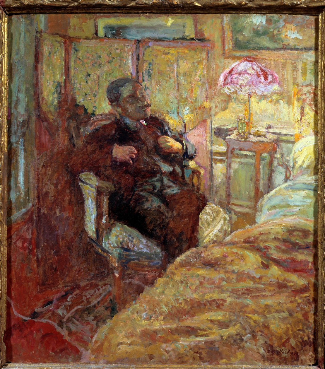 Porträtt av Romain Coolus (1868 - 1952) författare francais av Edouard Vuillard