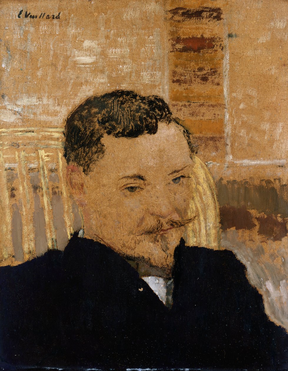 Porträtt av Romain Coolus, ca 1897 av Edouard Vuillard