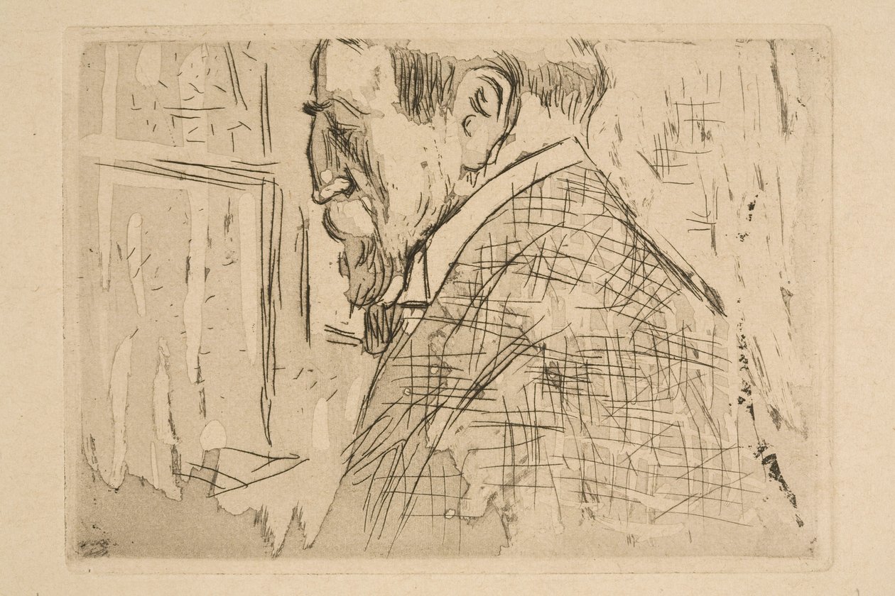 Porträtt av Théo Van Rysselberghe av Edouard Vuillard