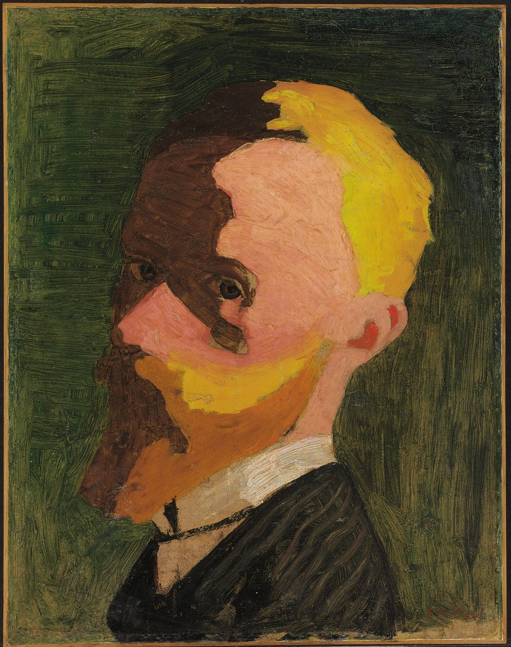 Självporträtt, ca 1890 av Edouard Vuillard