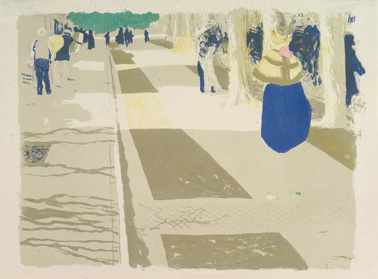 The Avenue, från serien Landscapes and Interiors av Edouard Vuillard
