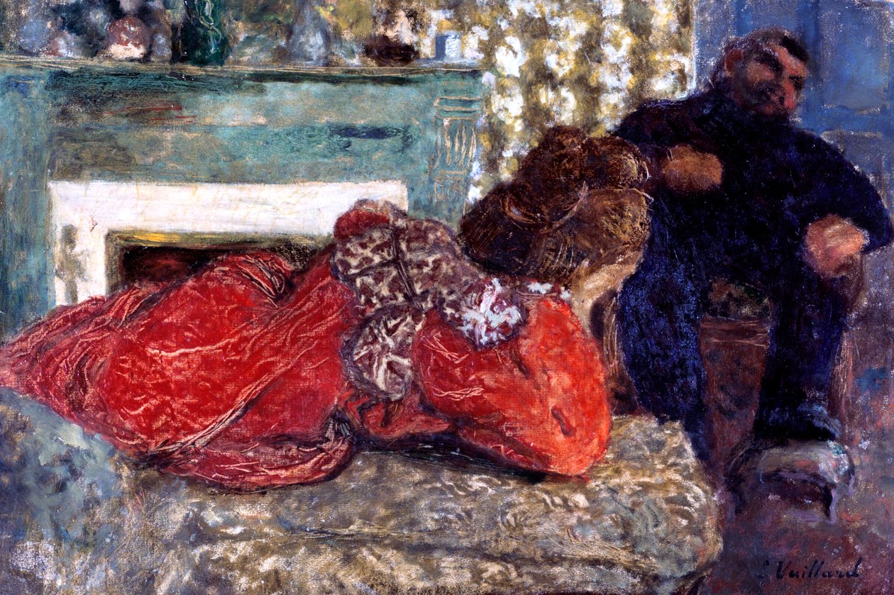 Morgonrocken, 1897 av Edouard Vuillard