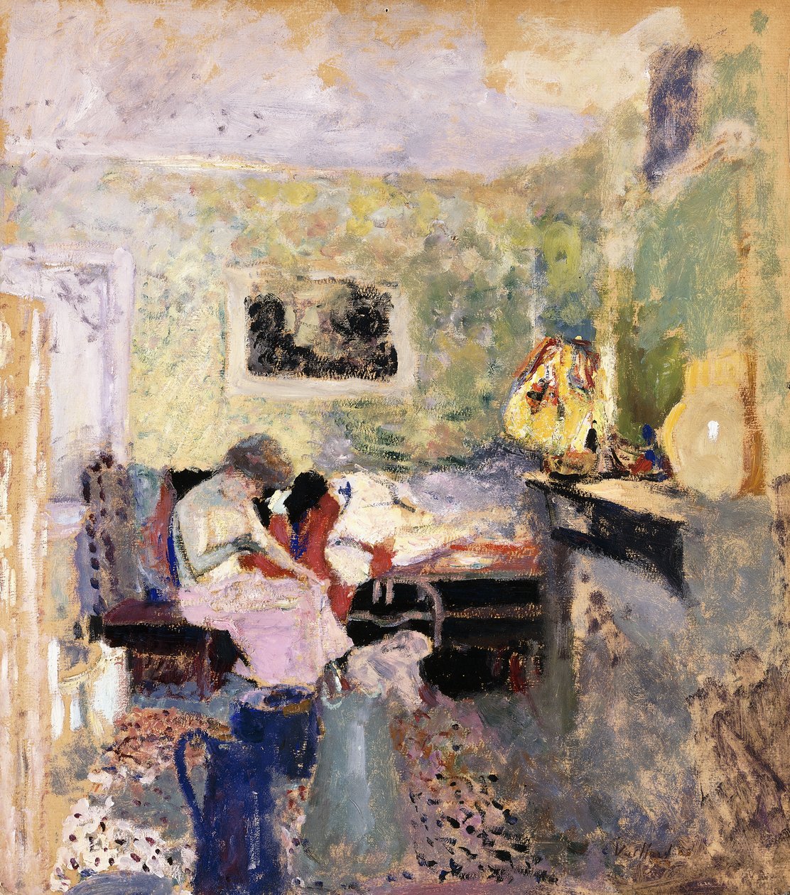 Det gröna sovrummet, 1905 av Edouard Vuillard