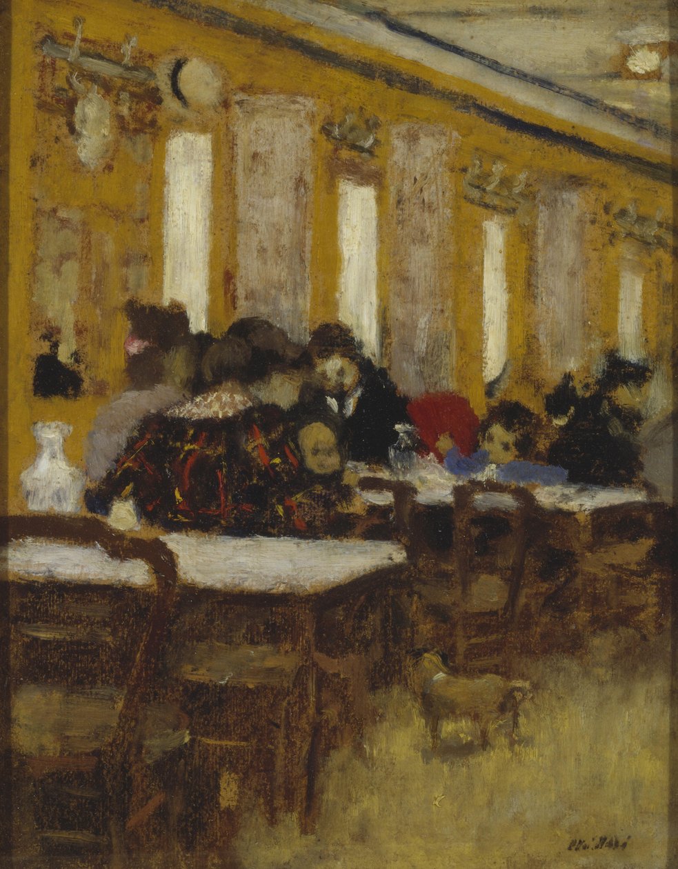 Den lilla restaurangen, ca 1900-1901 av Edouard Vuillard