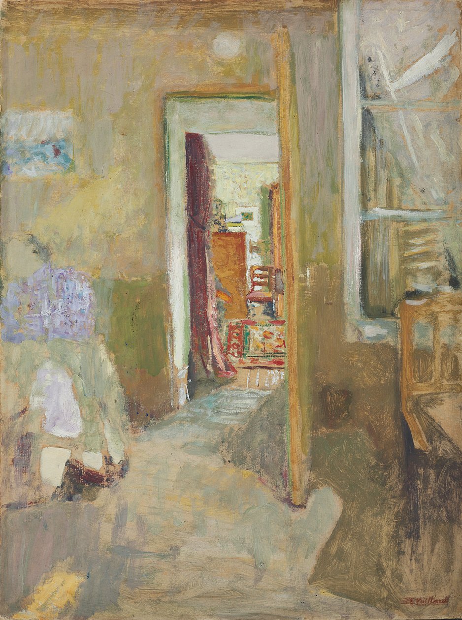Den öppna dörren, c. 1902-1903 av Edouard Vuillard