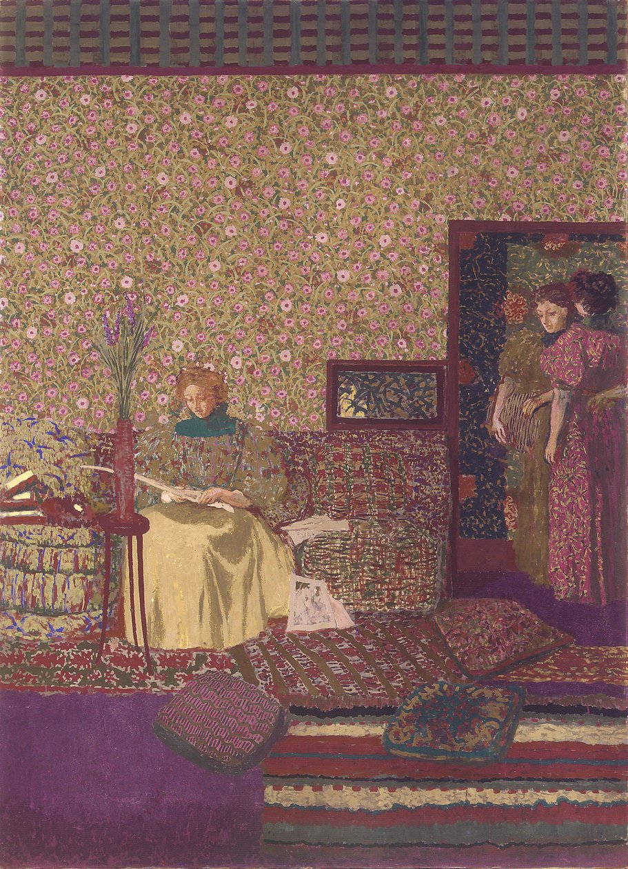 Integriteten. Dekoration för Dr. Vaquez bibliotek av Edouard Vuillard