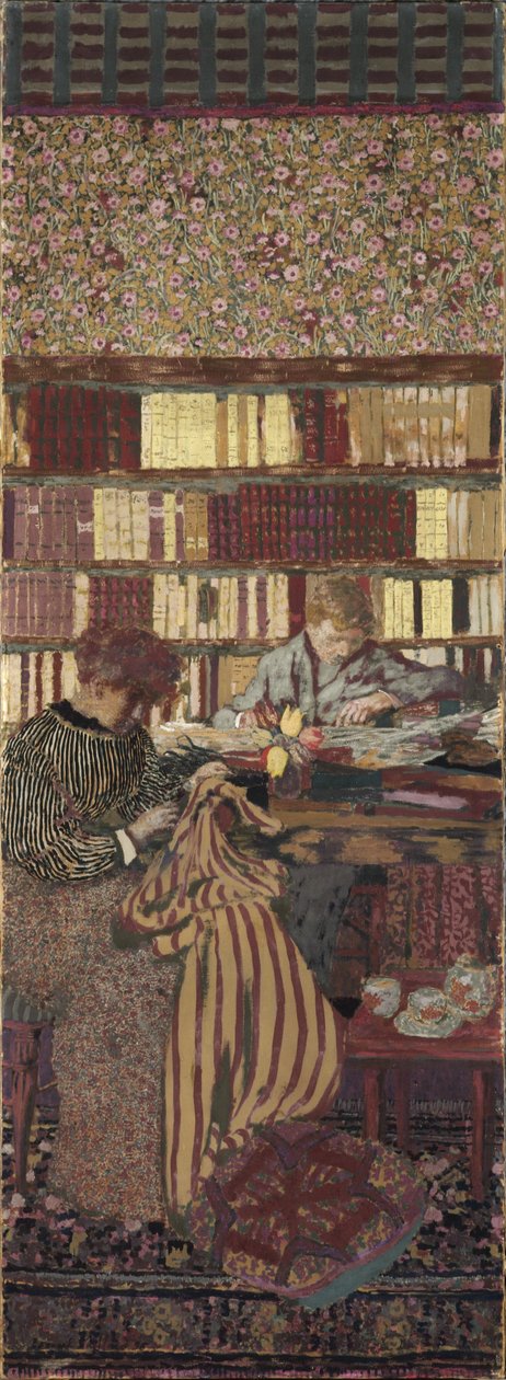 Integriteten. Dekoration för Dr. Vaquez bibliotek av Edouard Vuillard