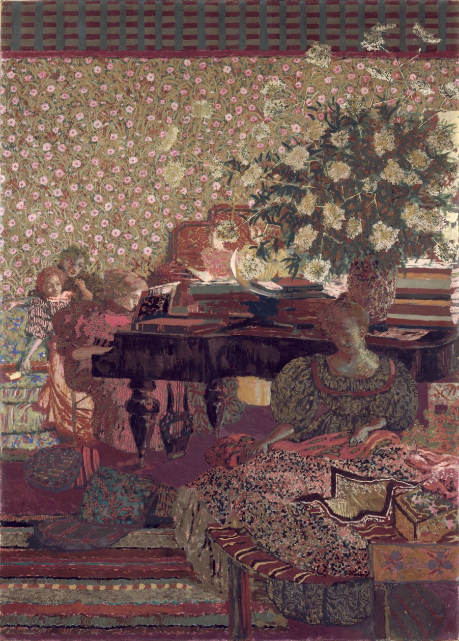 Integriteten. Dekoration för Dr. Vaquez bibliotek av Edouard Vuillard