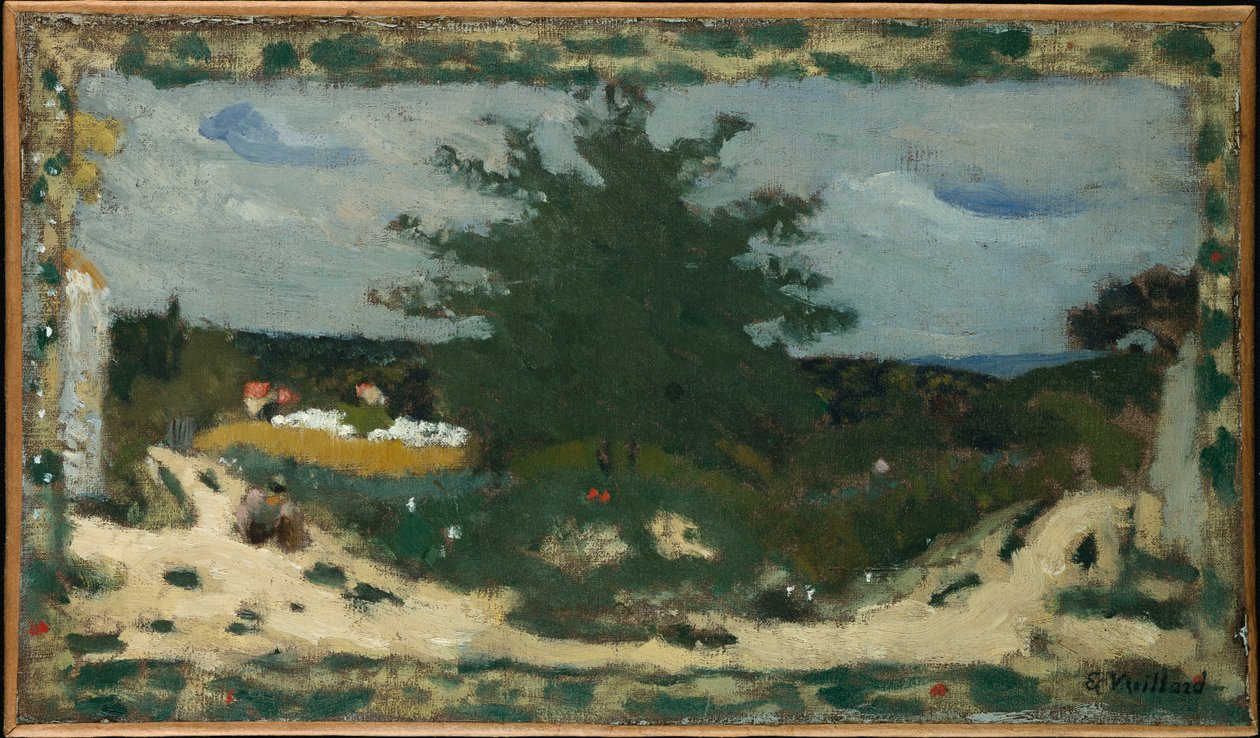 The Sunny Road, Laville Pond, ca 1898 av Edouard Vuillard
