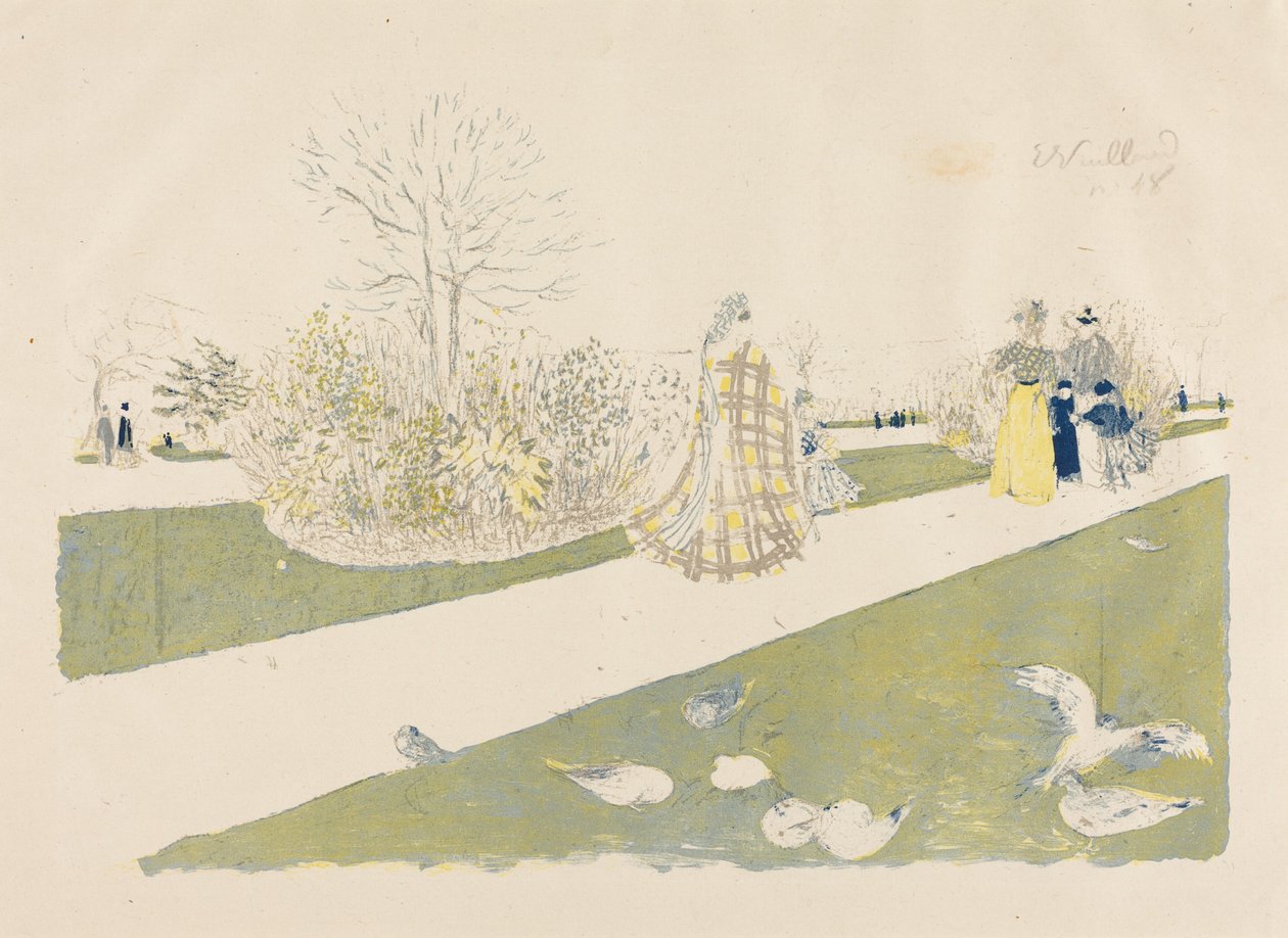 Tuilerierna av Edouard Vuillard