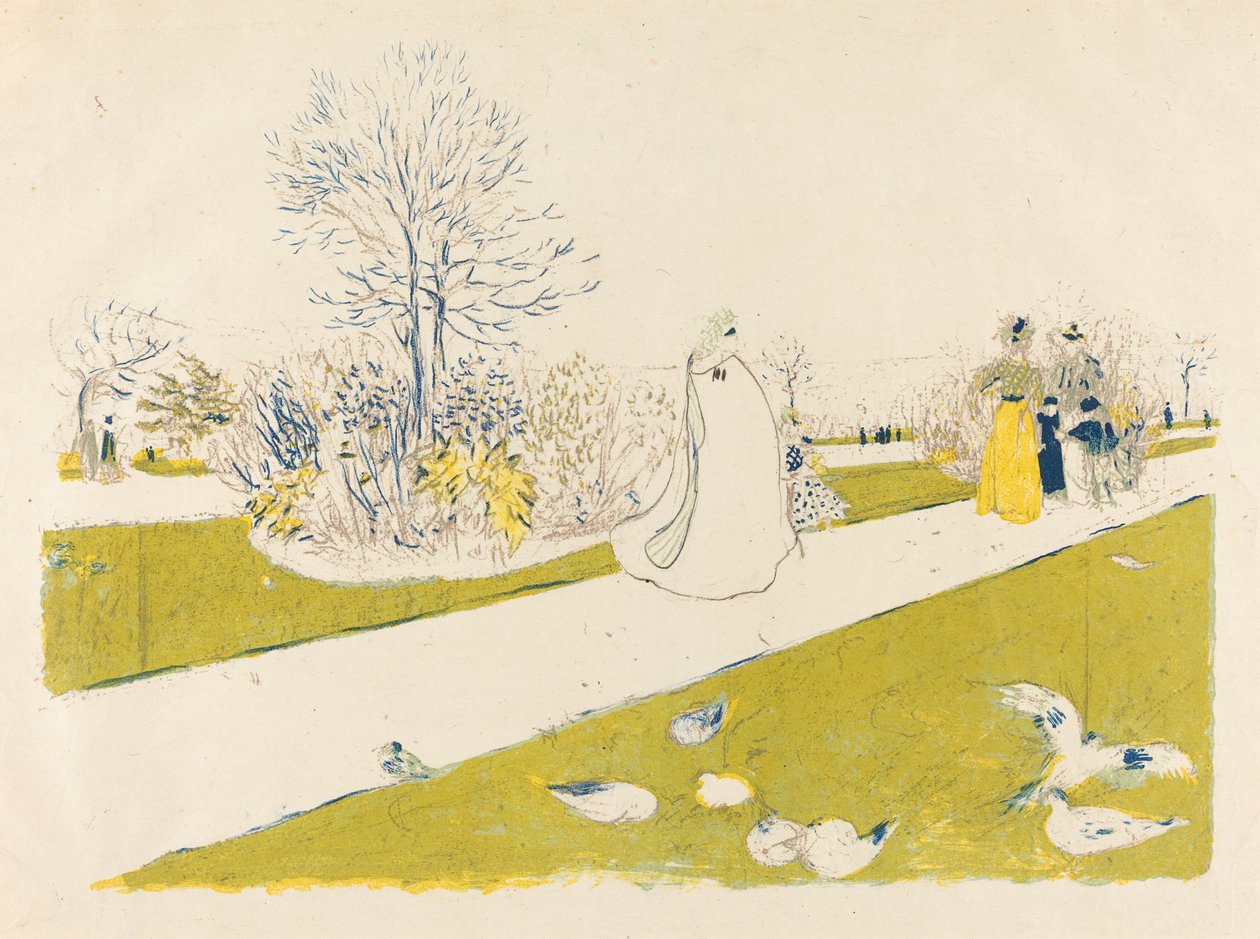 The Tuileries Garden The Tuileries Garden, publicerad 1896. av Edouard Vuillard