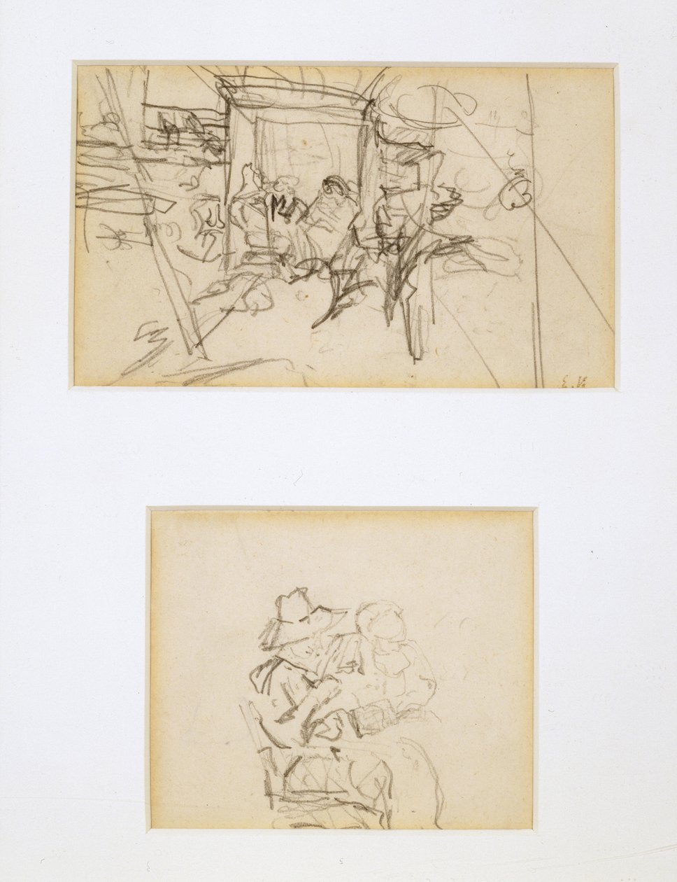 Två studier för tältet av Edouard Vuillard