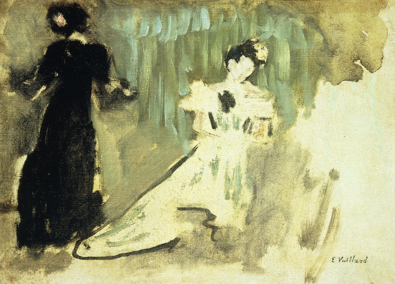 Två kvinnor; Två kvinnor, ca 1905 av Edouard Vuillard