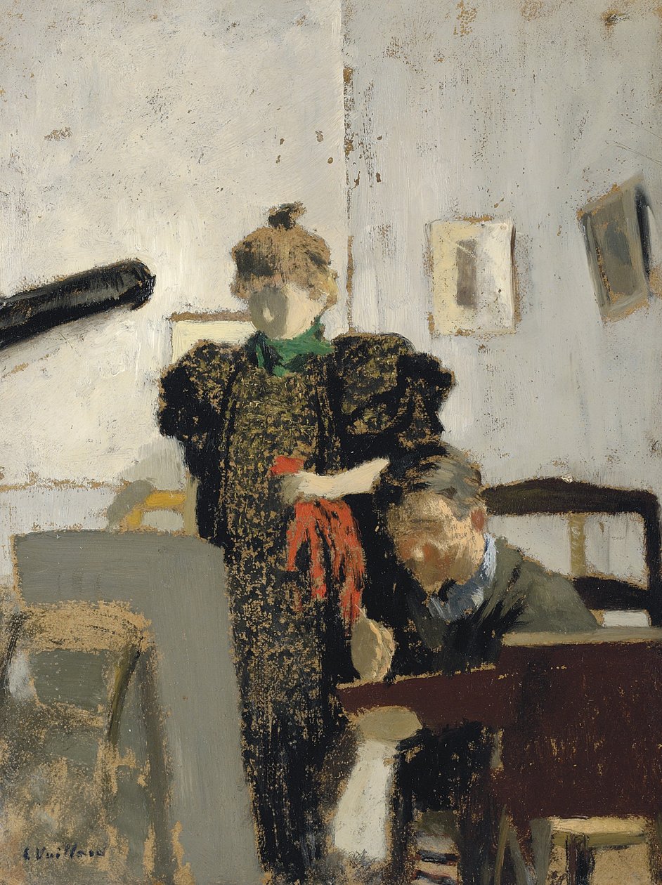 Vallotton och Natanson av Edouard Vuillard