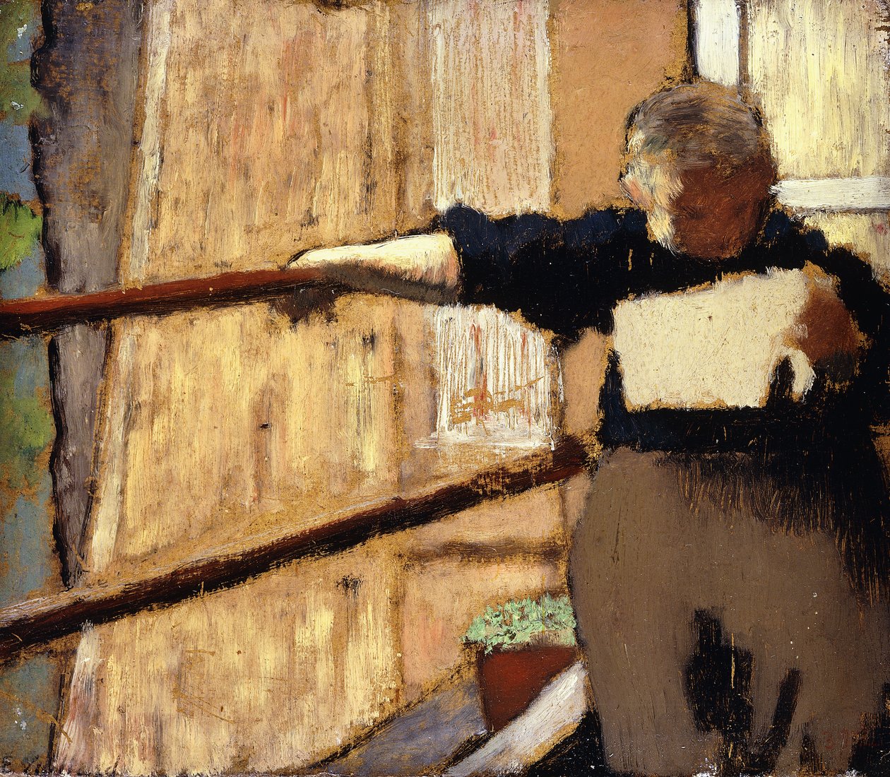 Kvinna som läser av Edouard Vuillard