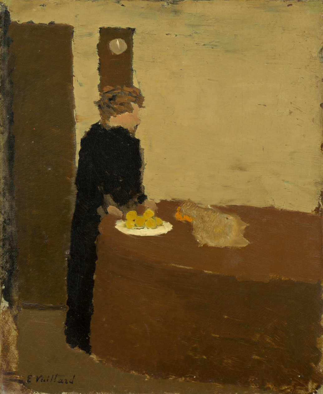 Kvinna i svart av Edouard Vuillard