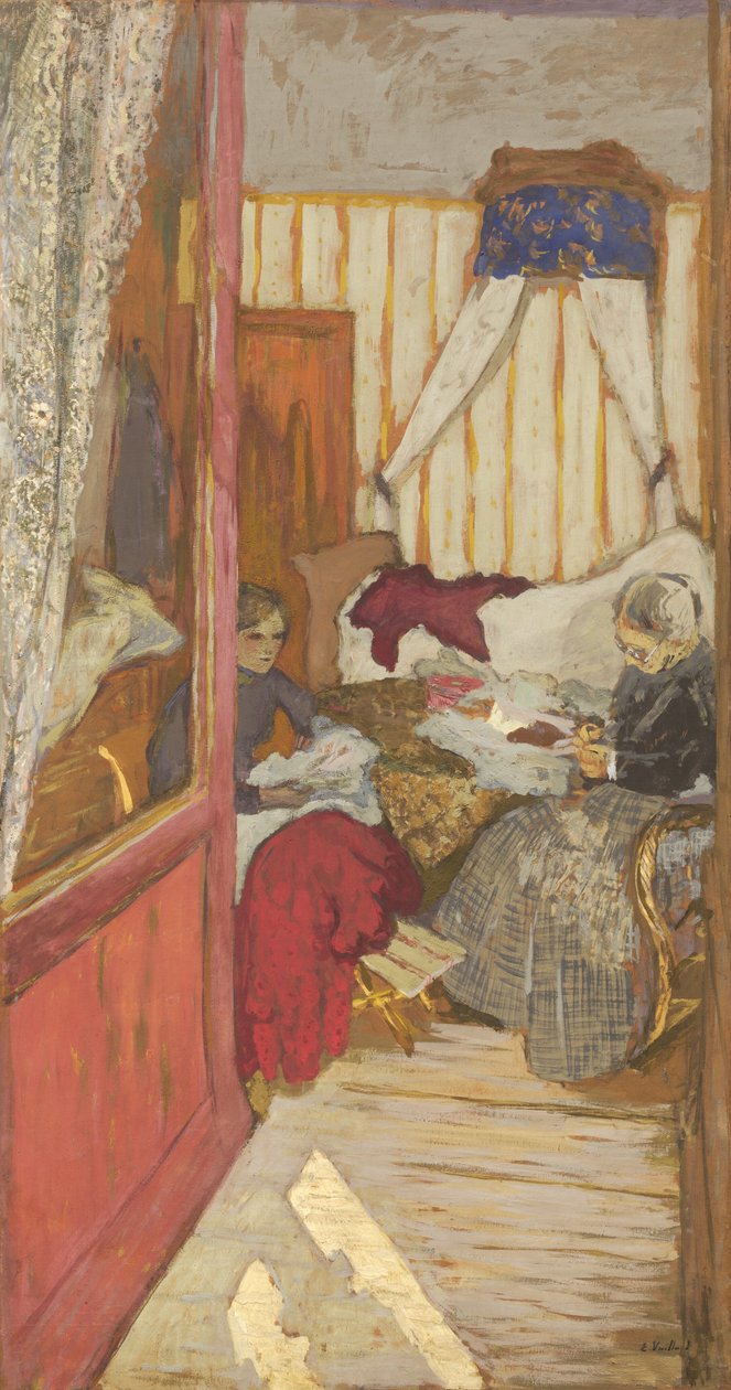 Kvinnors sömnad, ca. 1912. av Edouard Vuillard
