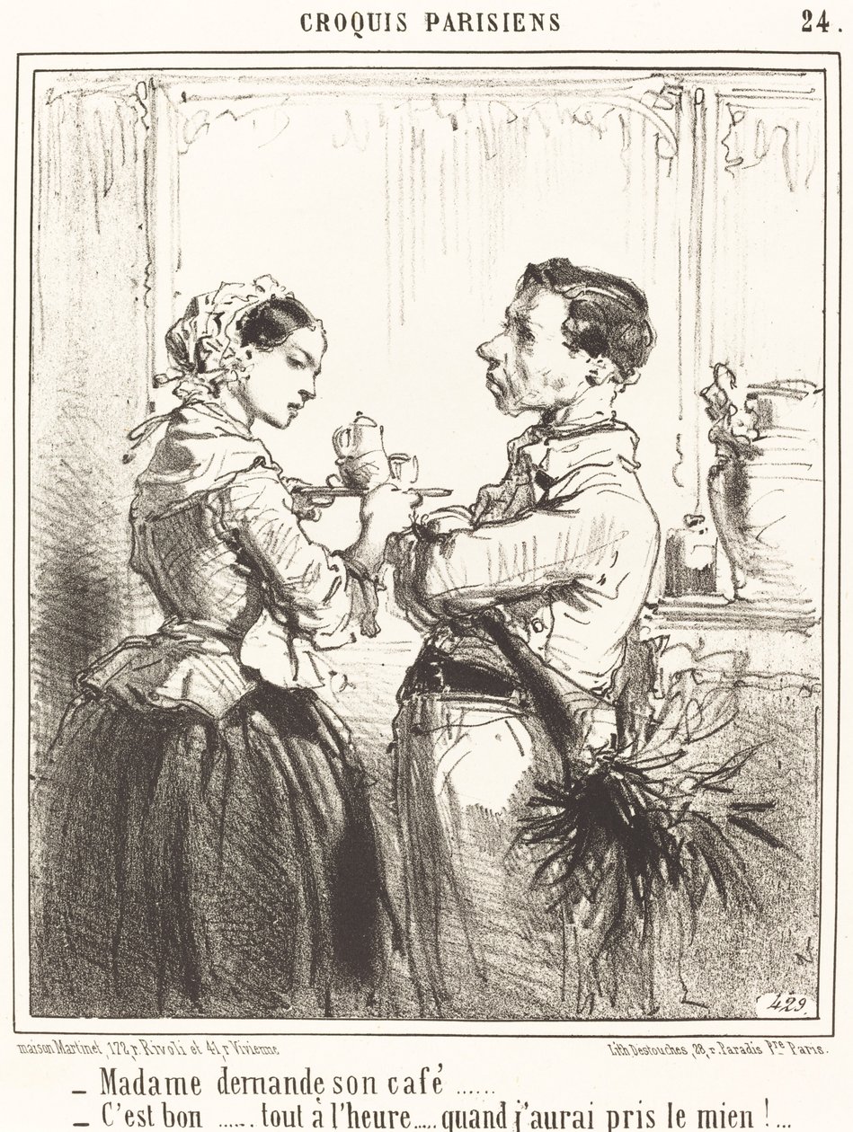 Madame ber om sitt kaffe av Edouard de Beaumont