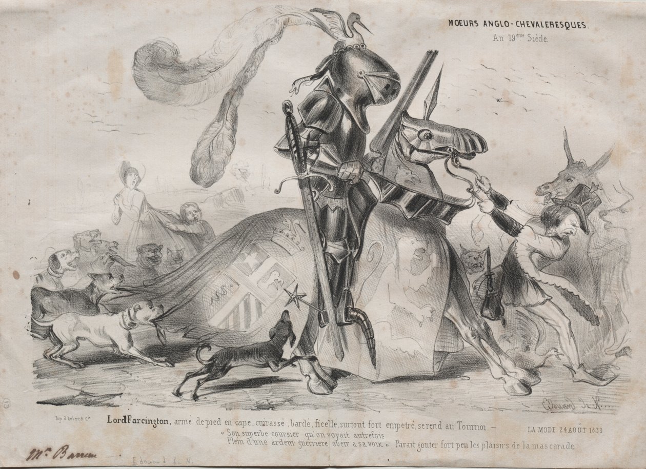 Anglo-riddariska seder av Edouard de N___