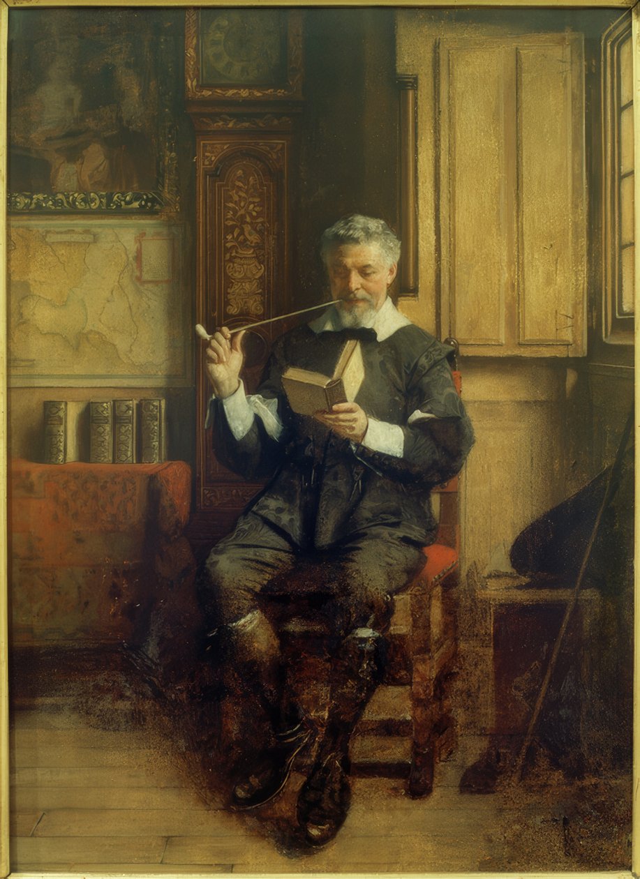 Läsrökare av Eduard Charlemont